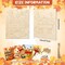 10 Pack Unfinished Wooden Fall Ornaments to Paint – Laser-Cut Pumpkin, Scarecrow & Leaf Wood Slices – DIY Hanging Craft Supplies for Kids & Adults (4.8" x 5.8")